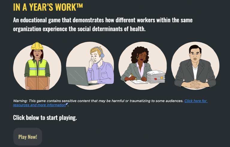 In a Year’s Work™ an educational game 