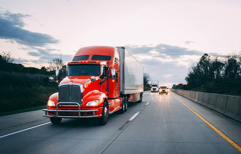 Picture of red-18-wheeler