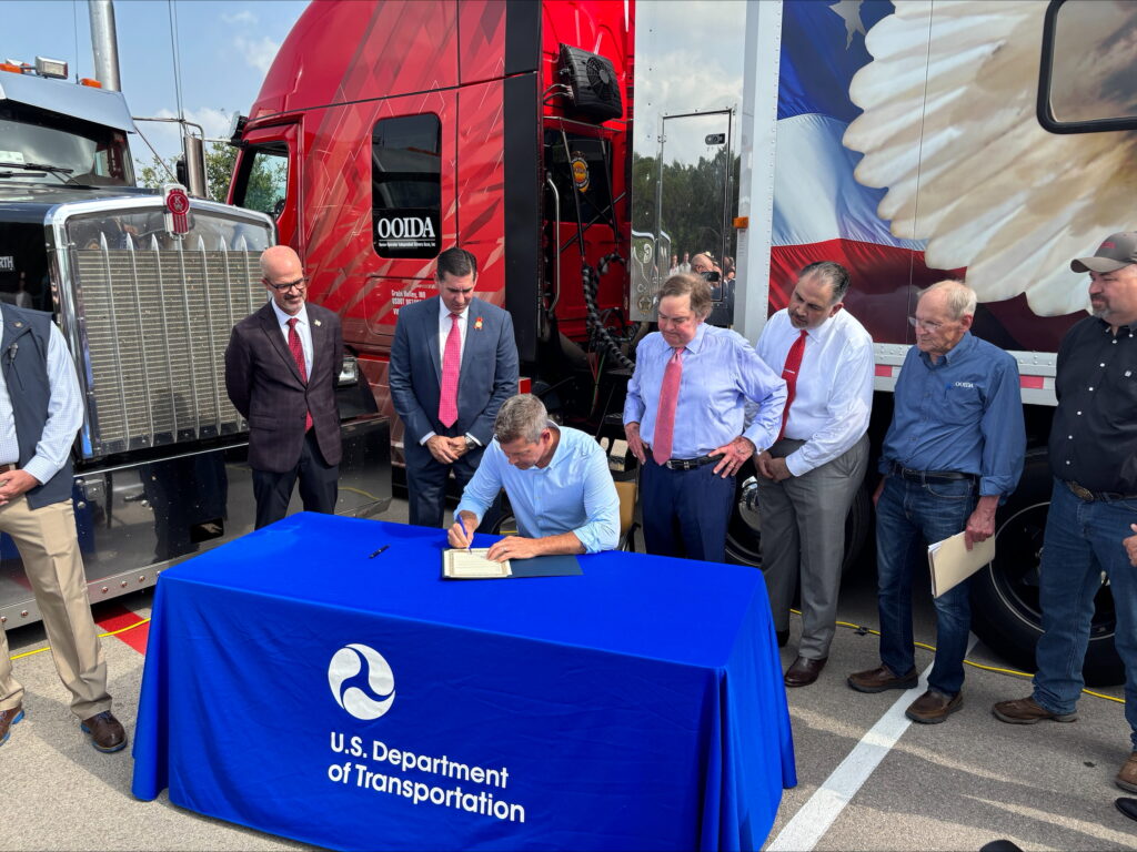 Sean P. Duffy Signs Order Announcing New Guidance to Enforce English Proficiency Requirement for Truckers