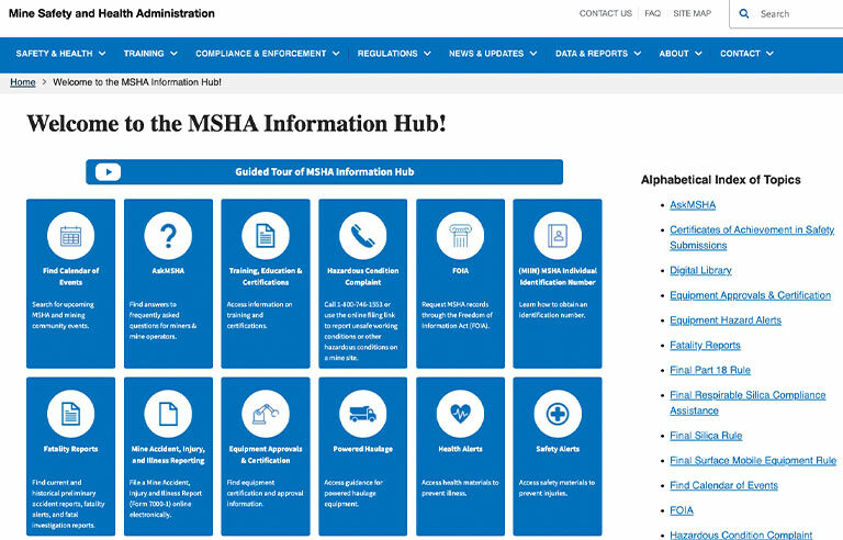 MSHA-Information-Hub