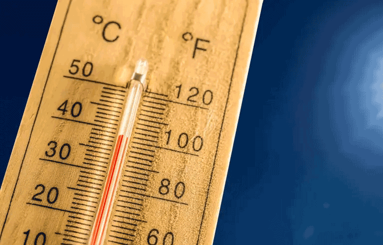 a thermometer
