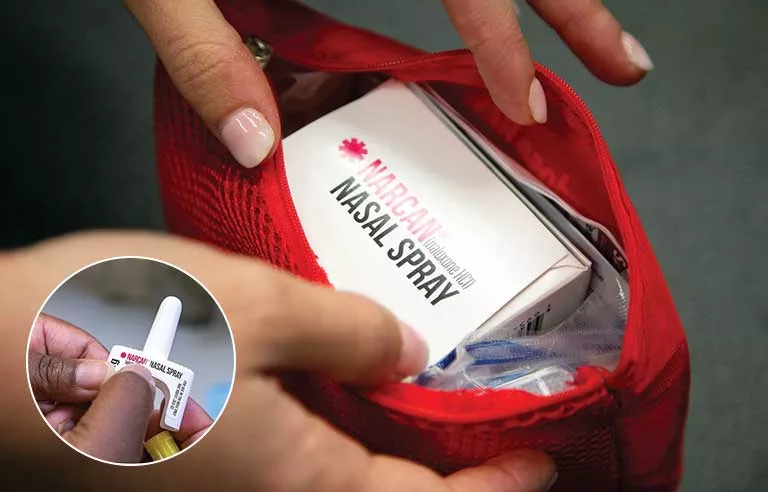 Naloxone nasal spray
