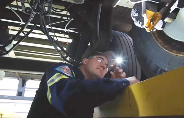 vehicle inspection station