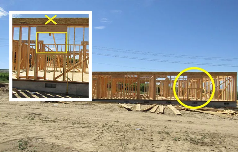 Framer falls 8 feet from rim joist