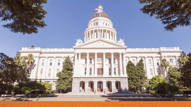 The California state house in Sacramento